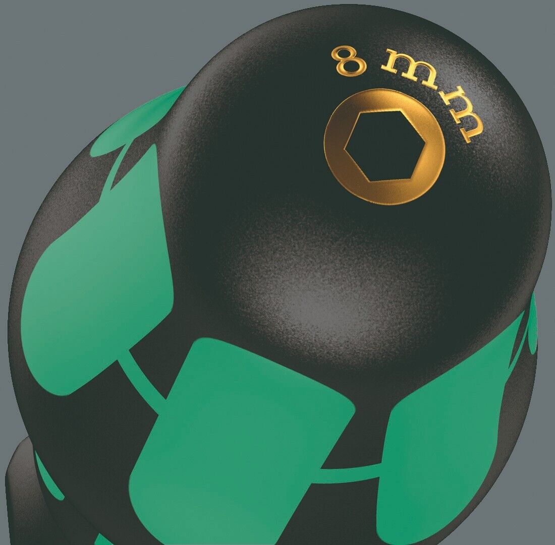 Wera 391 Kraftform Plus Flexible Nut Driver 8mm x 160mm 05028152001