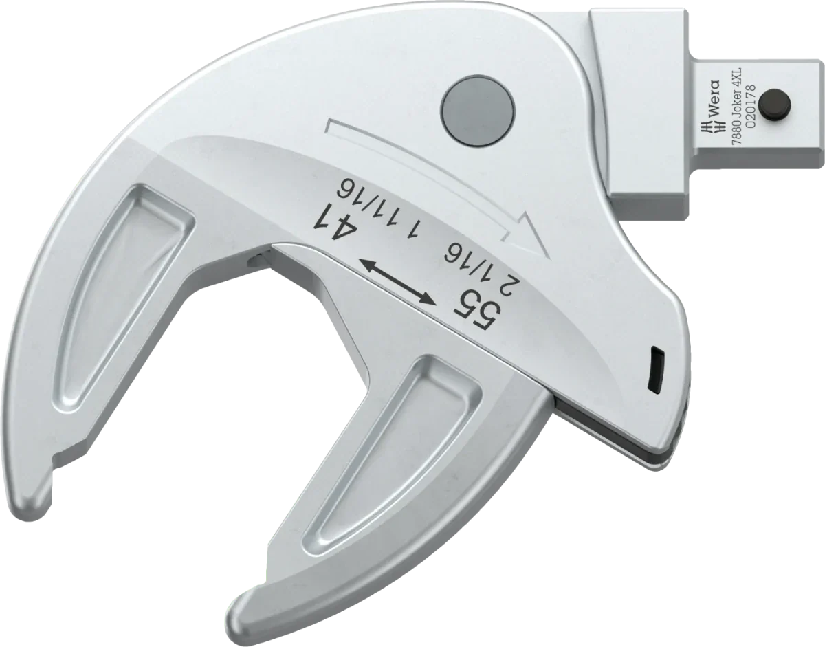 Wera 7880 Joker 4XL Self-Setting Insert Spanner (41-55 mm / 1-11/16"-2-1/16", 14x18 mm) – 05020178001