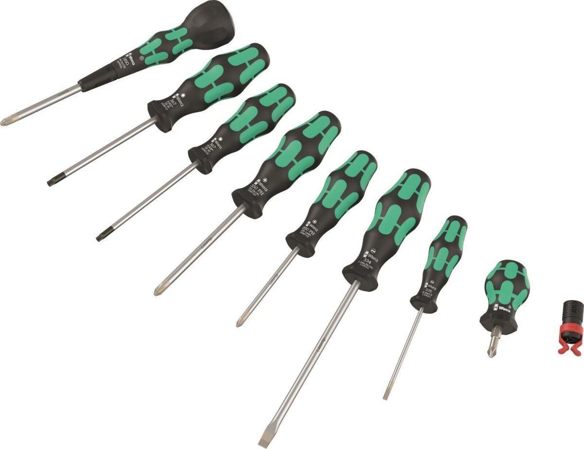 Wera 9527 Ball Grip Set 1 Screwdriver Set 9 Pieces 05134028001