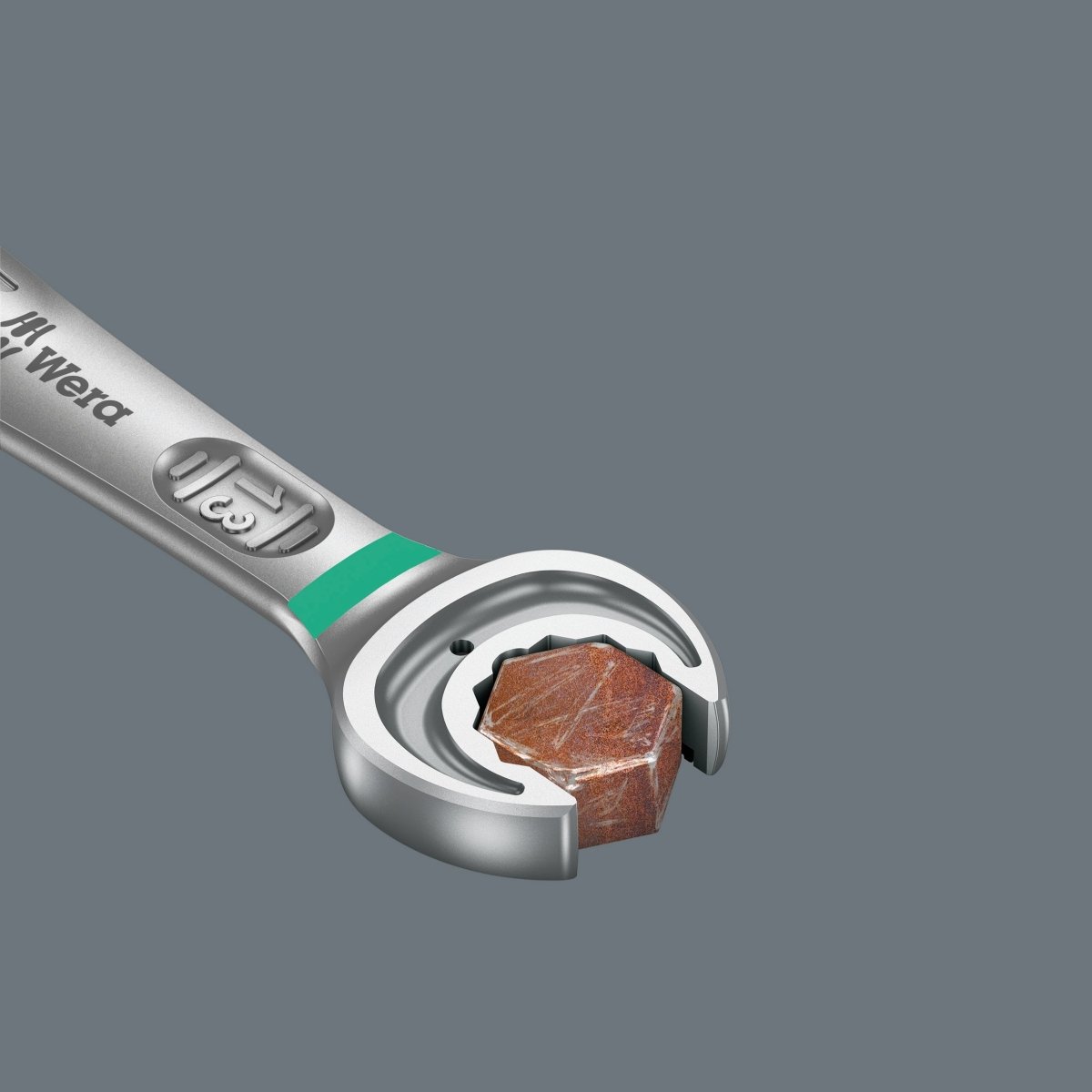 Wera 9631 Magnetic Rail 6000 Joker 2 Ratcheting Wrench Set Metric 05020015001