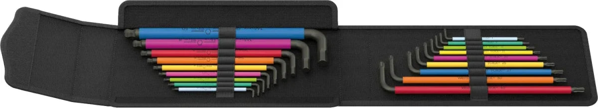 Wera Big Pack Multicolor Metric Hex-Plus & TORX L-Key Set (19-Piece) - 05133287001