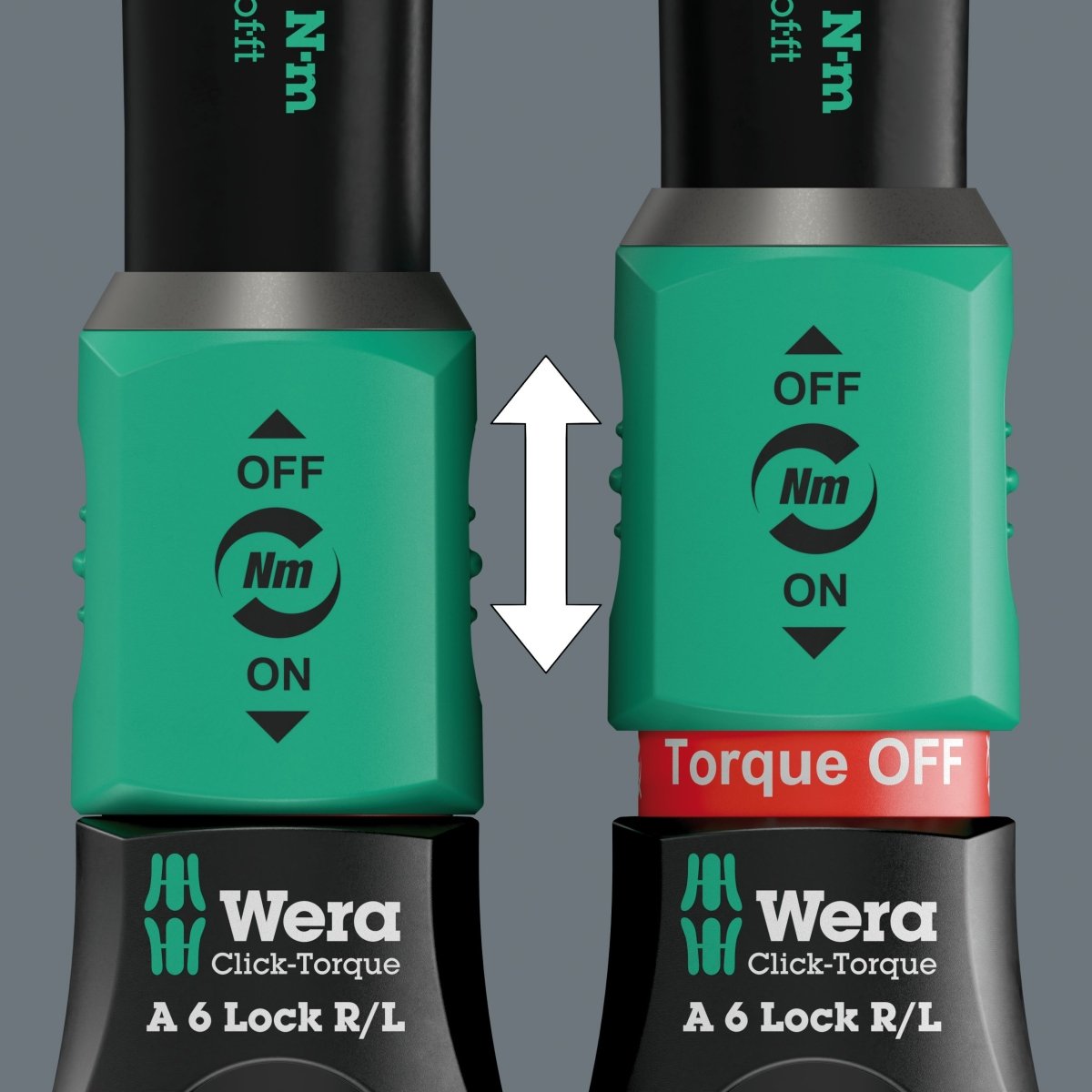 Wera Click-Torque Lock A 6 R/L Torque Wrench 2.5 -25 Nm 1/4" Drive 05075694001