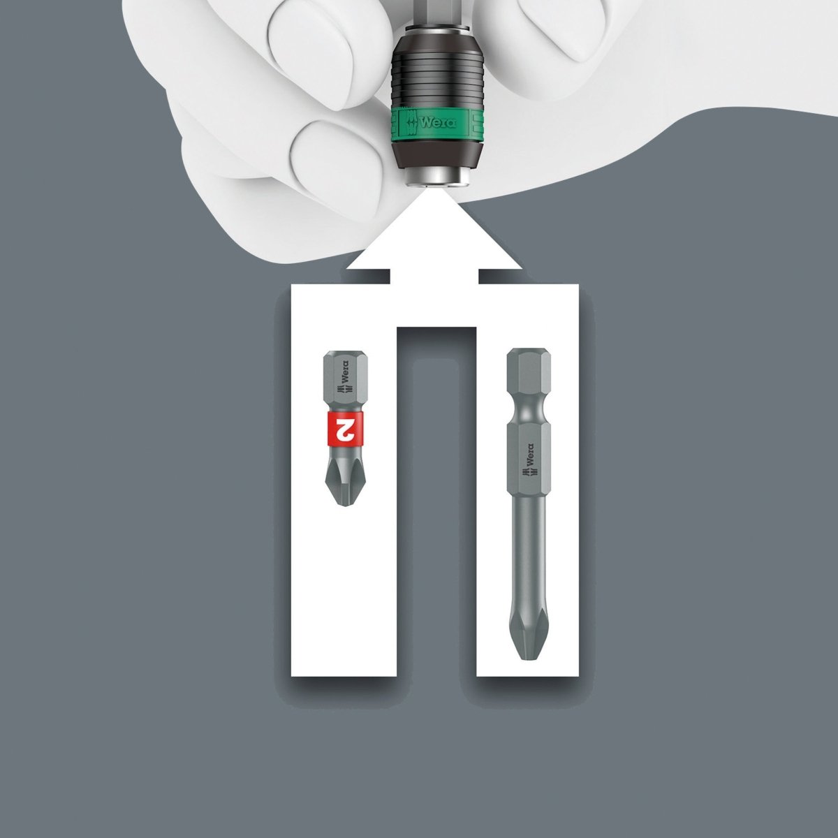 Wera Kraftform Kompakt 838 RA-R M Ratcheting Screwdriver Set 1 Metric 05051061001