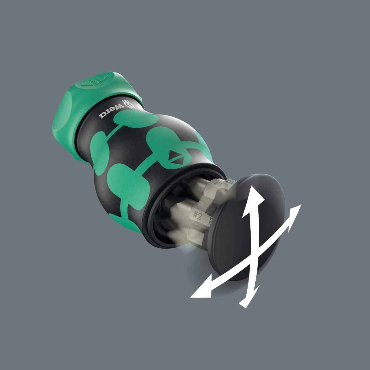Wera Kraftform Kompakt Stubby Magazine RA 4 Screwdriver Set 6 Pieces 05008893001