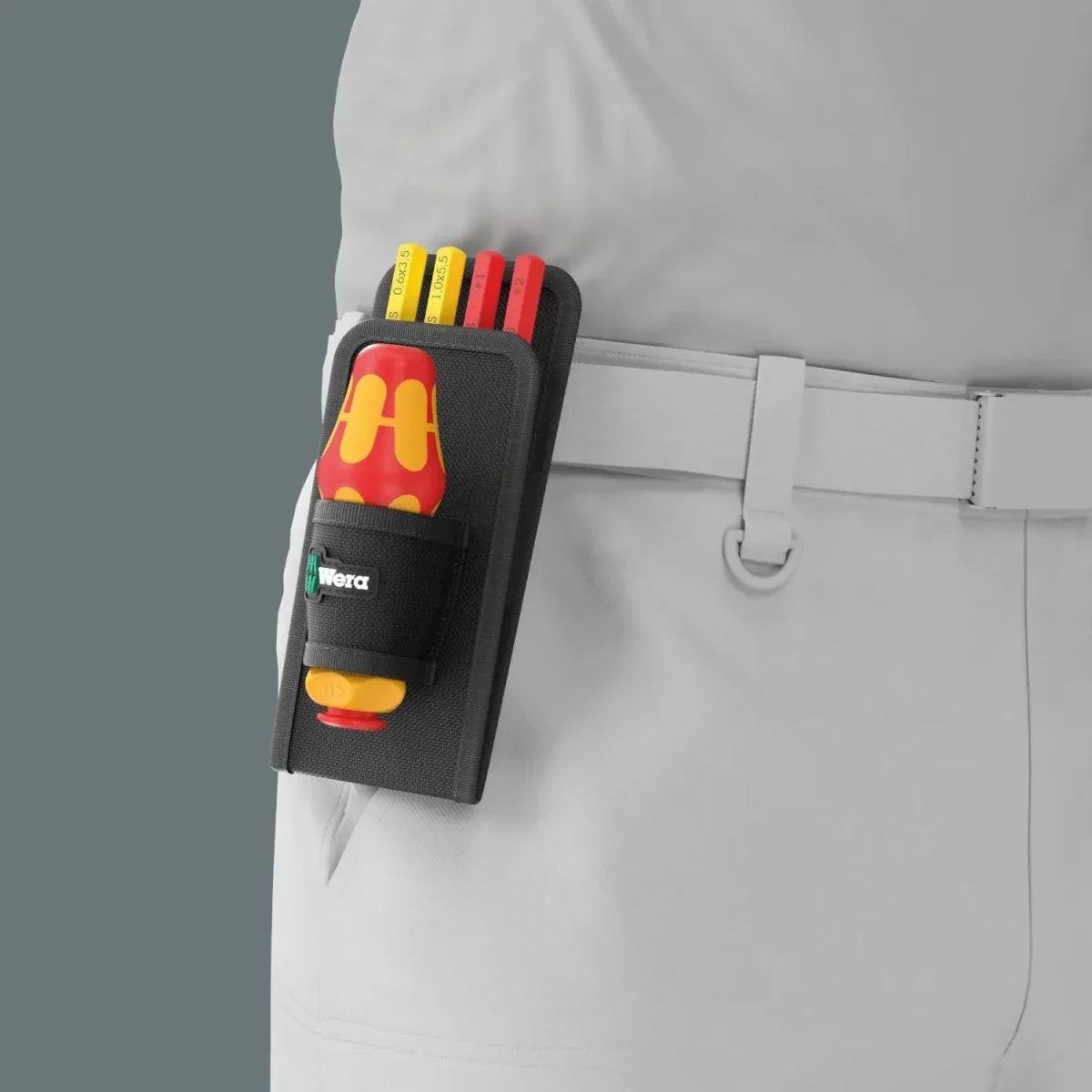 Wera Kraftform Kompakt VDE GO RA 3 Insulated Ratcheting Screwdriver Set - 5 Piece (05006622001)