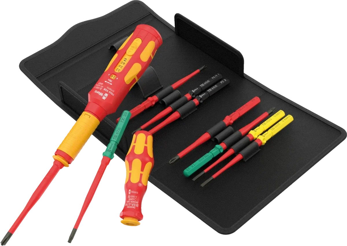 Wera Kraftform Kompakt VDE Safe-Torque Speed Switch Cabinet Set Basic 1 - 23 Piece (05006634001)