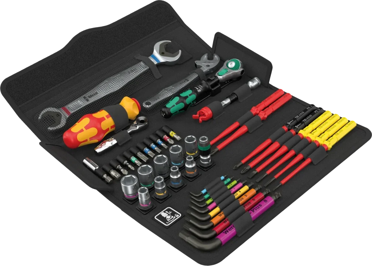 Wera Kraftform Kompakt W 11 Maintenance Kit (45 Pieces) – 05340006001