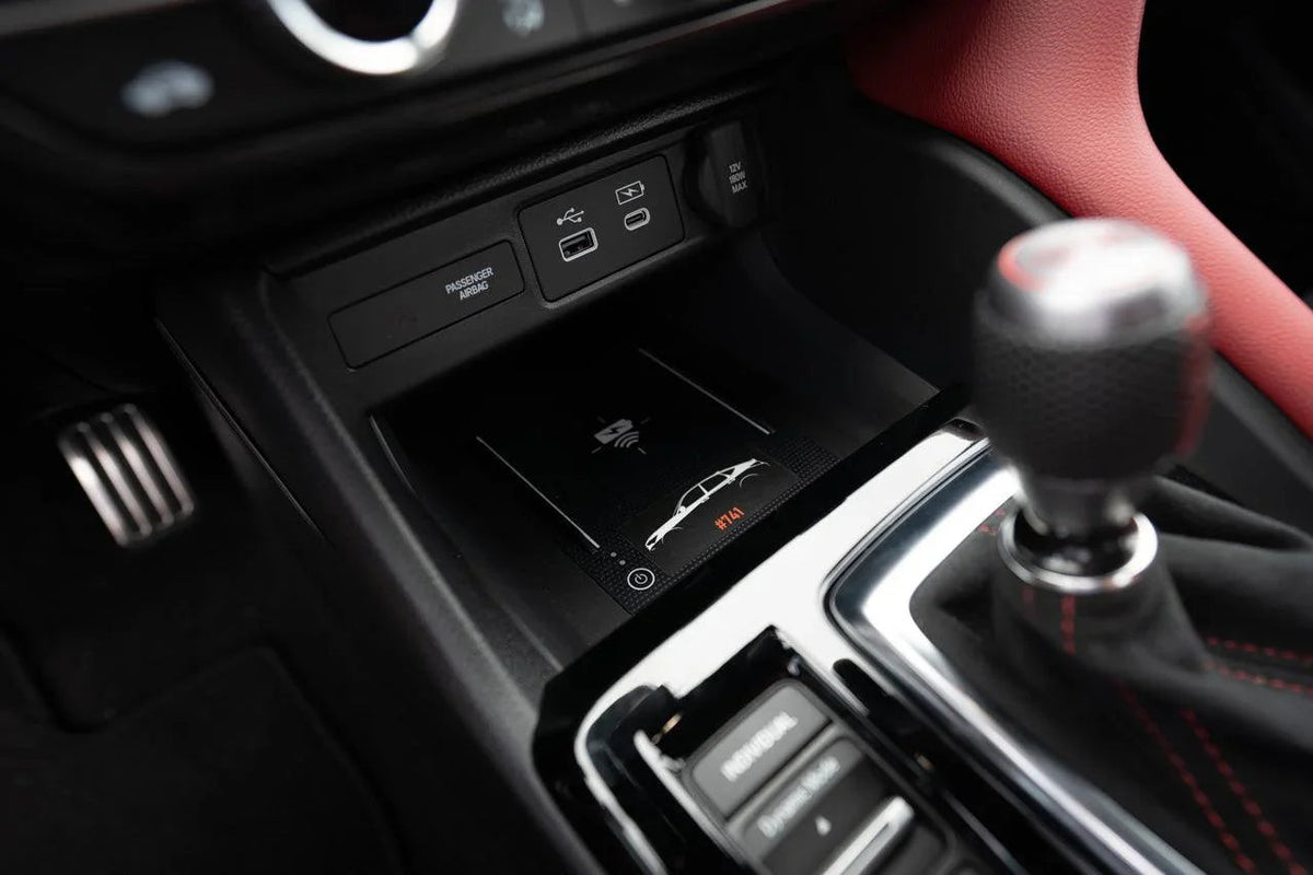 Wireless Charger Warning Label Overlay - 2023+ Integra