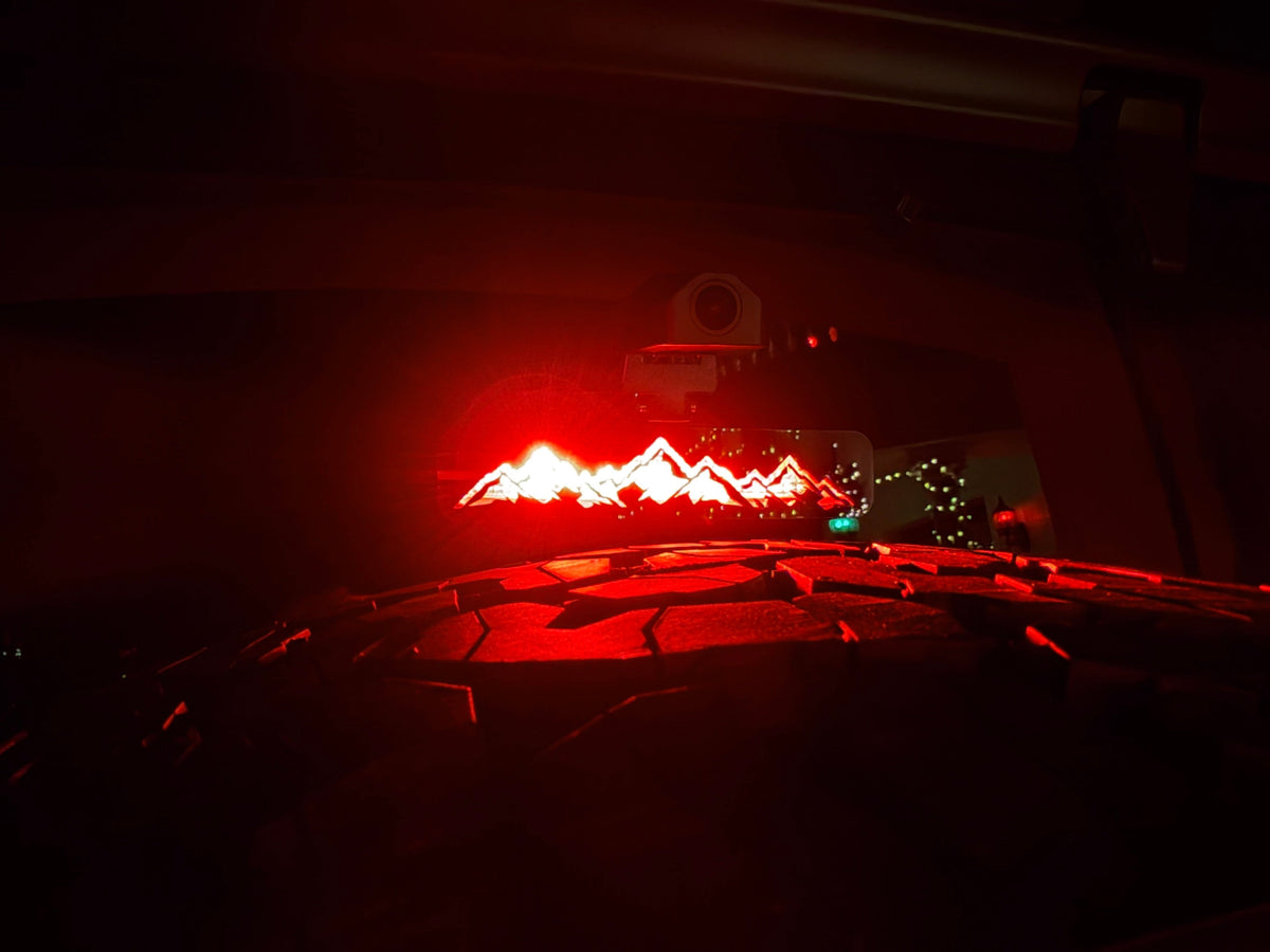 Laser Series Acrylic Third Brake Light Overlay - 2018+ Wrangler JL