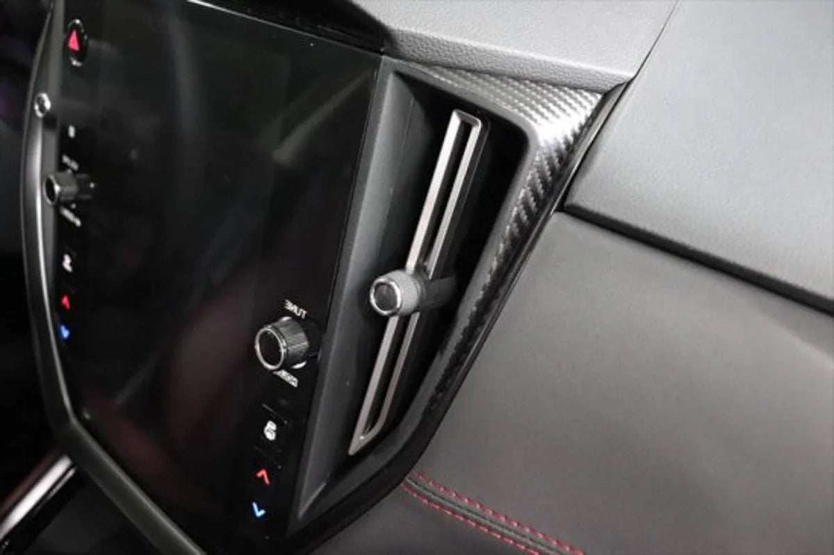 3D Carbon Center AC Vent Outer Trim Overlays - 2022+ WRX