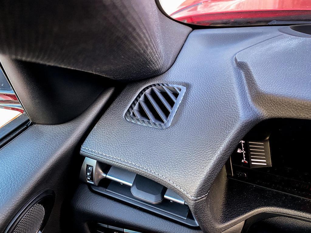 3D Carbon Defroster Trim Overlays - 2020+ Supra