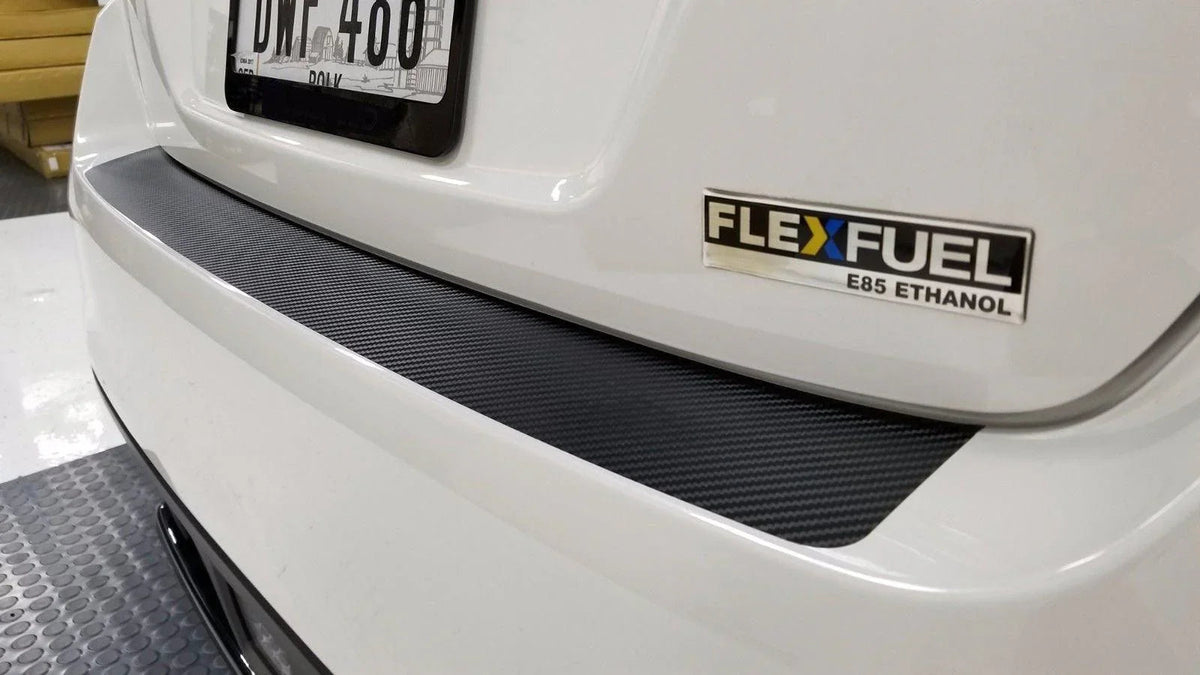 3D Carbon Fiber Rear Bumper Overlay - 2015-2020 WRX / STI