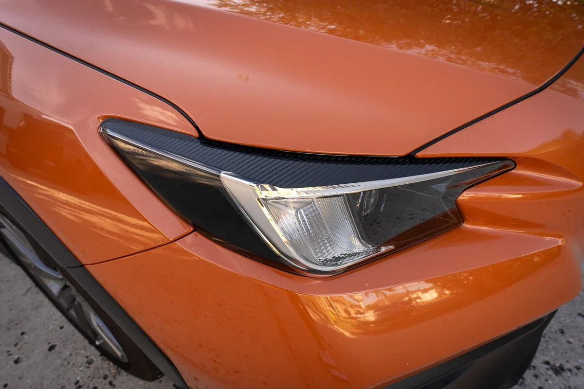 3D Carbon Headlight Eyebrows - 2022+ Subaru WRX