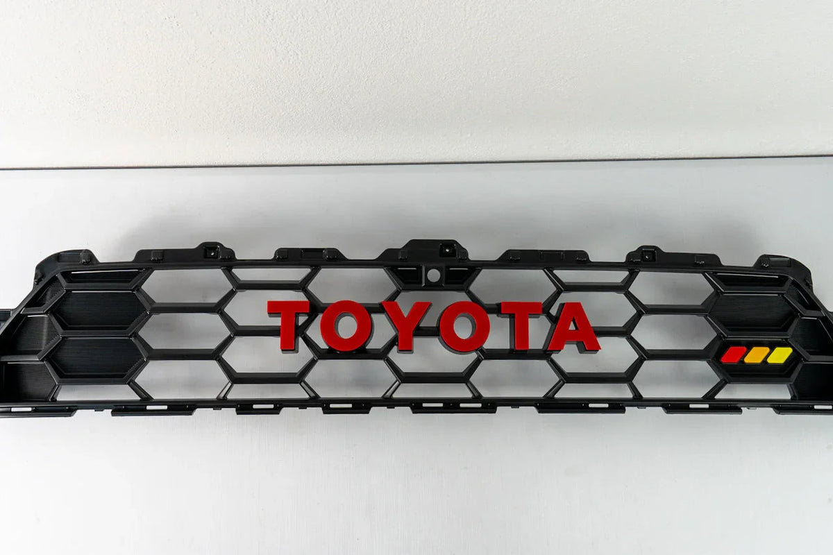 StickerFab Tri Color TRD Style Grille Emblem Version 2- 2024+ Tacoma / 2025+ 4Runner