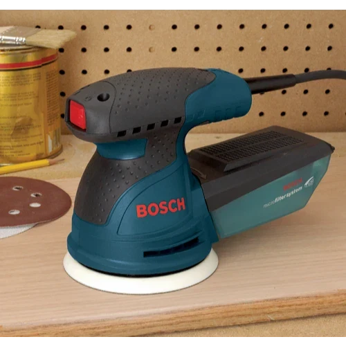 BOSCH ROS10 5 In. Single-Speed Palm Random Orbit Sander/Polisher