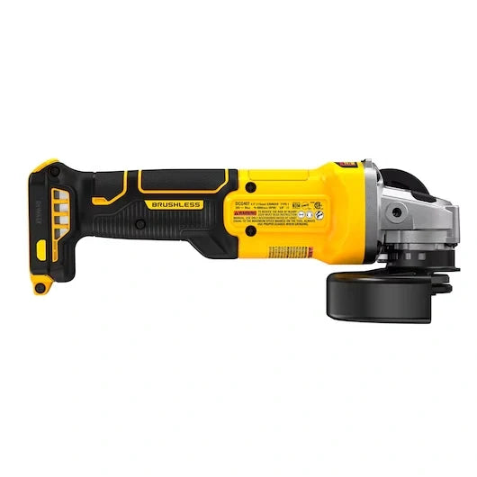 DEWALT DCG407B 20V MAX* Brushless Cordless 4-1/2 in. Slide-Switch Grinder (Tool Only)