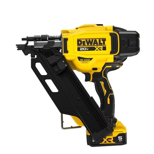 DEWALT DCN930P1 20V MAX* Brushless Cordless 30° Paper Tape Framing Nailer Kit