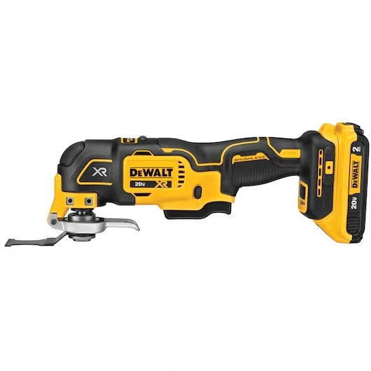 DEWALT DCS356D1 20V MAX* XR® Brushless Cordless 3-Speed Oscillating Multi-Tool Kit (2.0 Ah Battery)