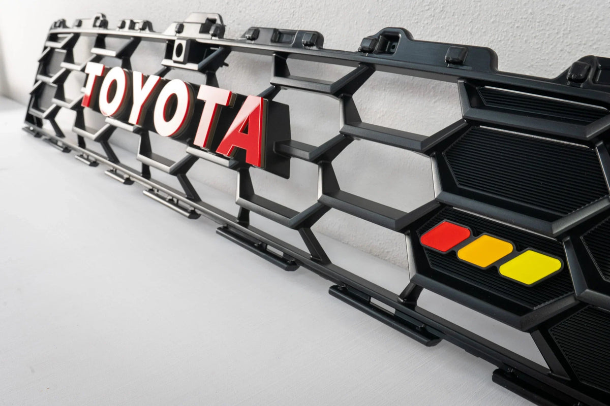 TOYOTA Front Grille Acrylic Emblem Overlays - 2025+ 4Runner TRD Pro / Trailhunter