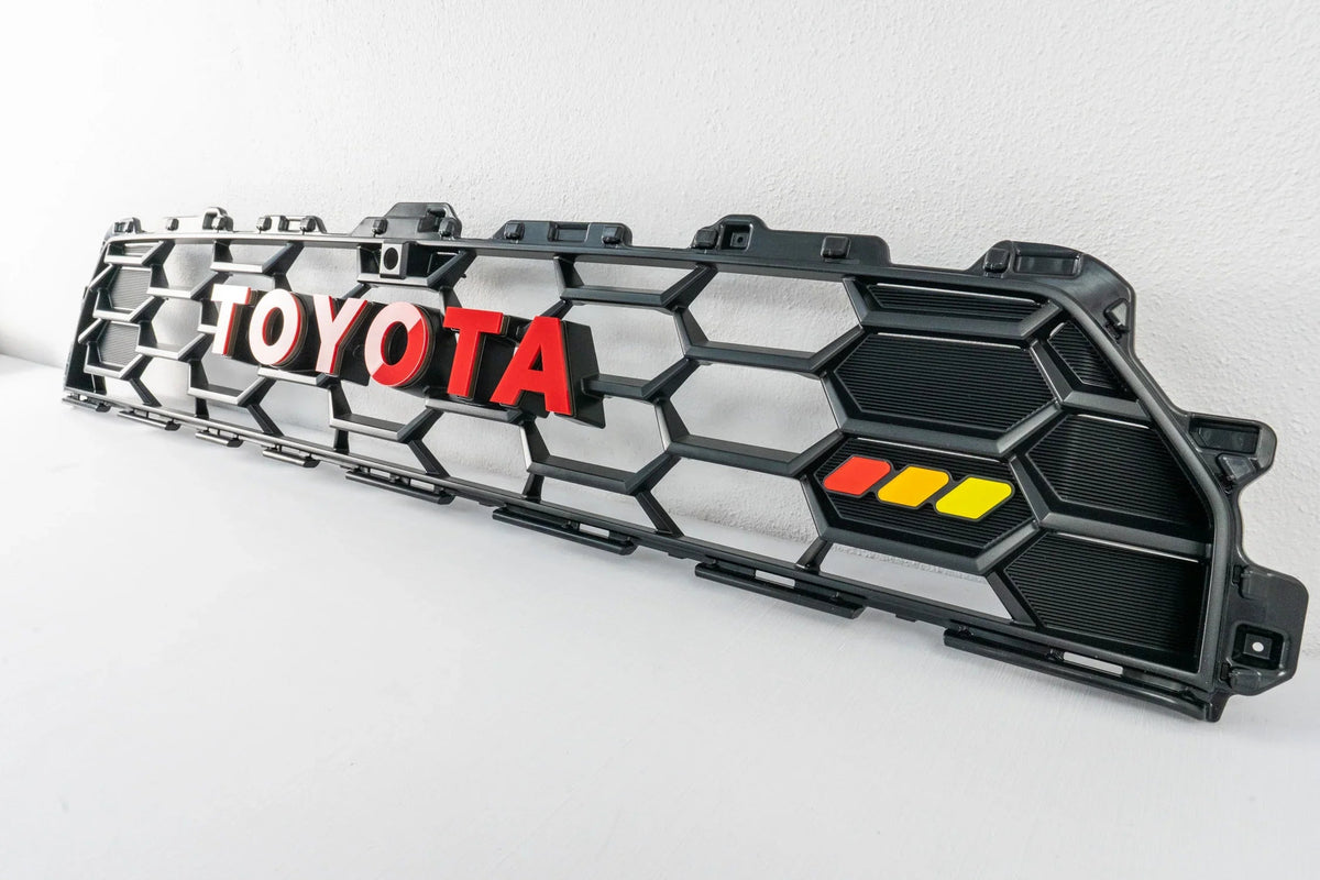 TOYOTA Front Grille Acrylic Emblem Overlays - 2025+ 4Runner TRD Pro / Trailhunter
