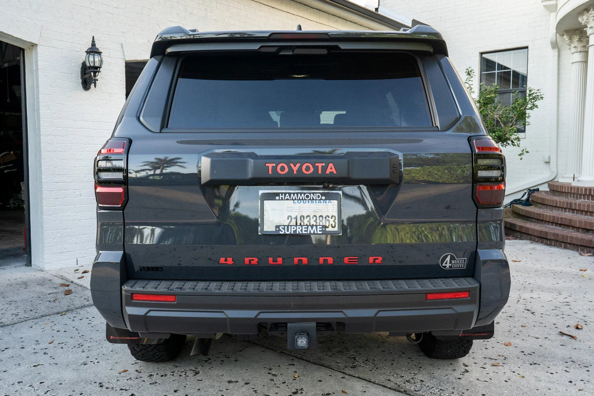 TOYOTA Emergency Reflective Rear Hatch Liftgate Emblem Overlays - 2025+ 4Runner