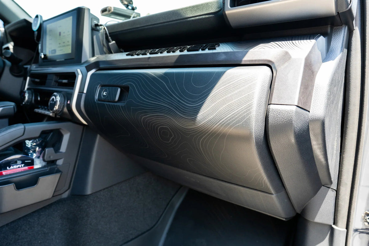 Topographic Glove Box Protection - 2024+ Tacoma / 2025+ 4Runner