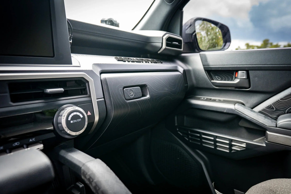 Topographic Glove Box Protection - 2024+ Tacoma / 2025+ 4Runner