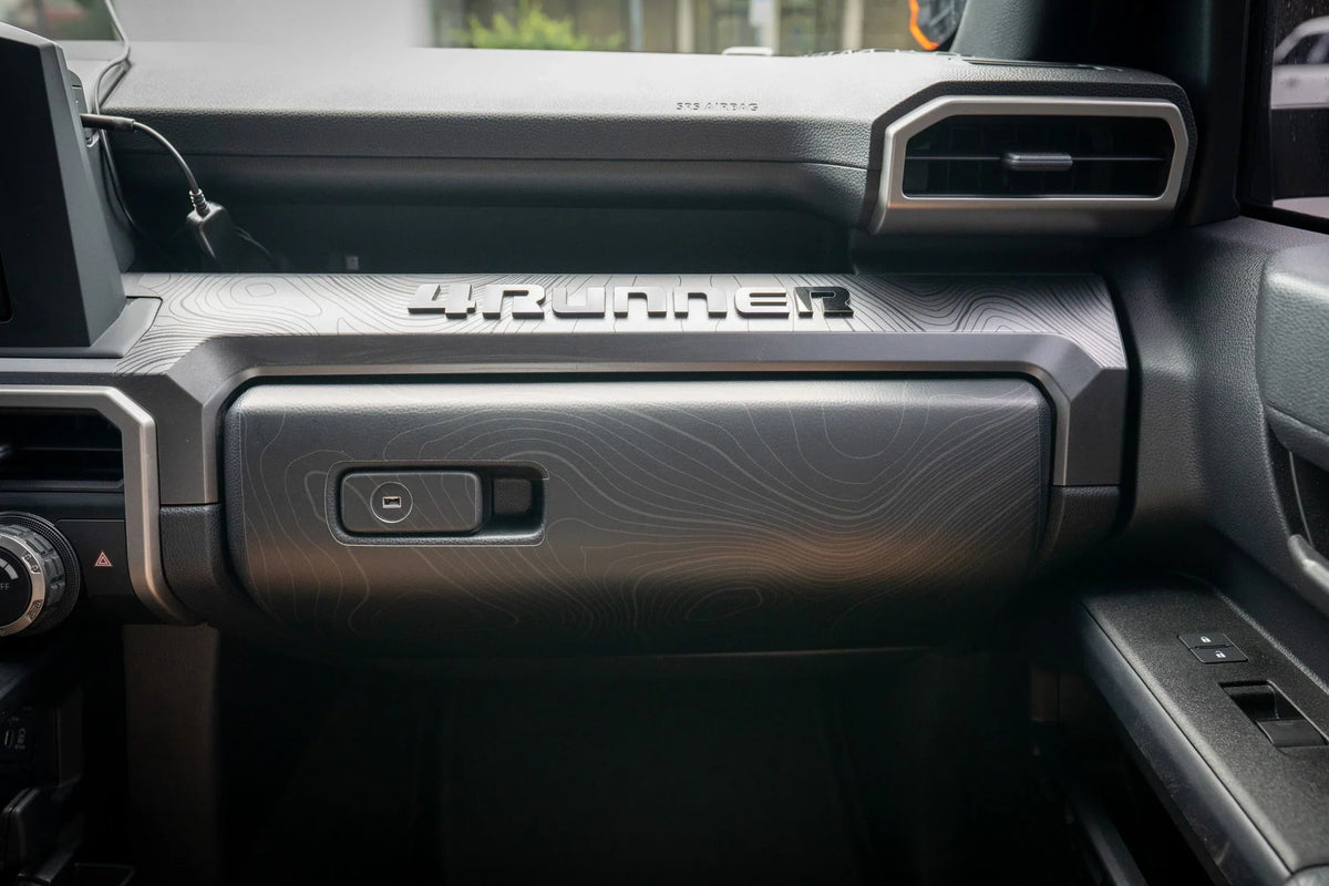 Topographic Glove Box Protection - 2024+ Tacoma / 2025+ 4Runner