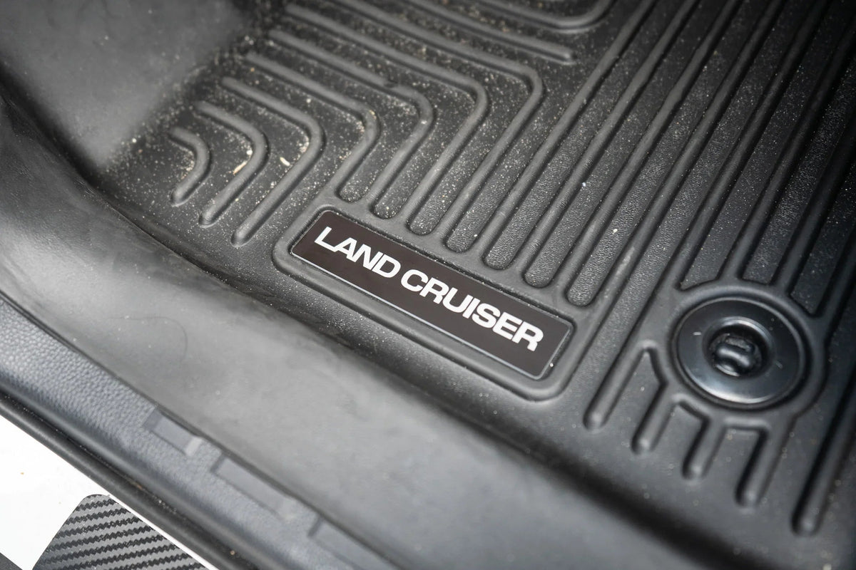 Land Cruiser Weathertech or Husky Floor Mat Logo (Etched) - Universal