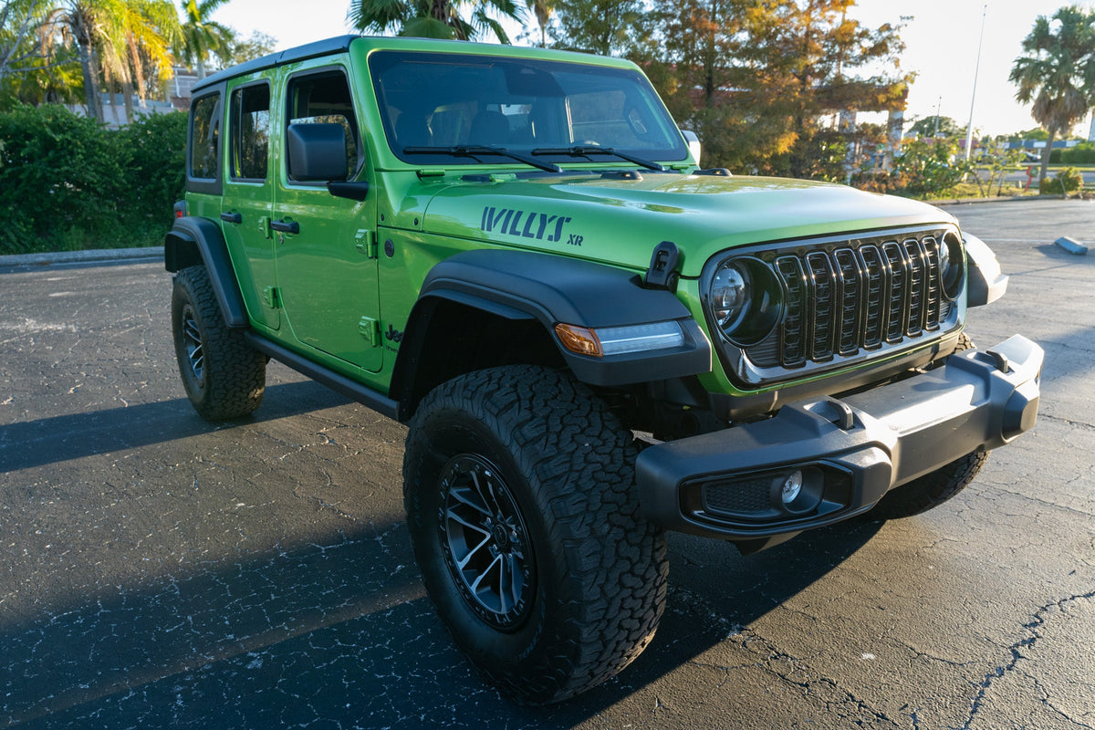 XR Stencil Style Hood Decals - 2022+ Wrangler Willys Xtreme Recon