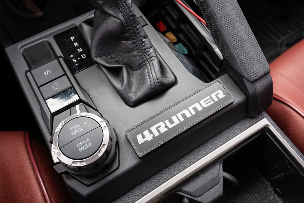 Shifter Trim Blank / Poverty Button Cover Plate - 2024+ Tacoma / 2025+ 4Runner