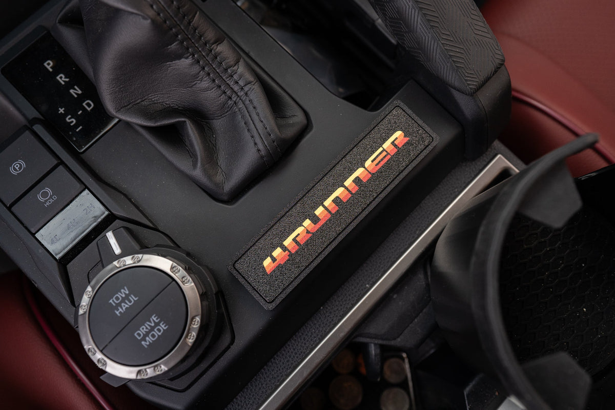 Shifter Trim Blank / Poverty Button Cover Plate - 2024+ Tacoma / 2025+ 4Runner