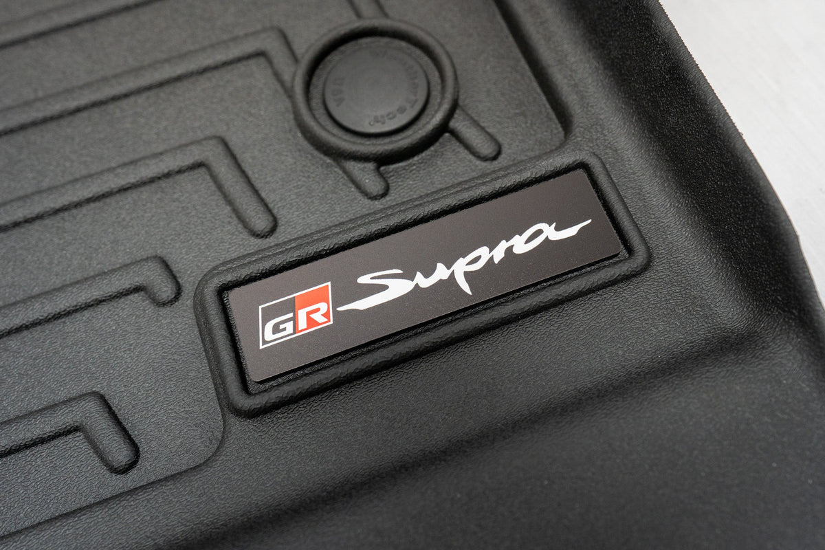 GR Supra Emblem Inserts for Weathertech Floor Mats (Single) - 2020+ Supra