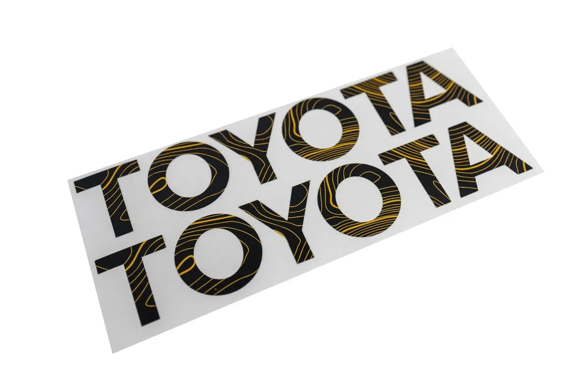 TOYOTA Topographic Rear Liftgate Emblem Inlays - 2025+ 4Runner
