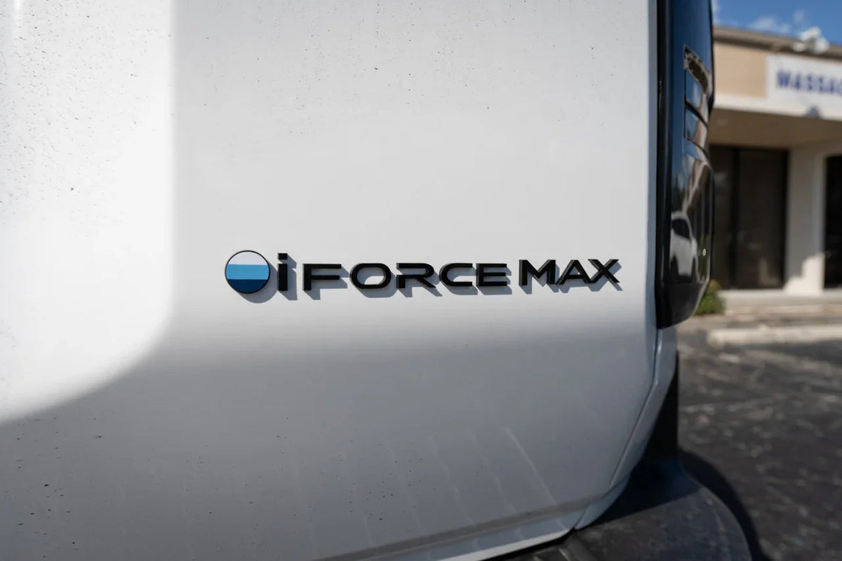 Black iForceMax Acrylic Tailgate Emblem - 2024+ Land Cruiser