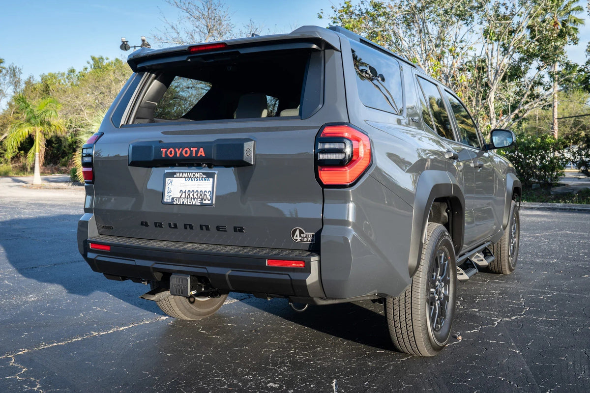 Retro 4 Wheel Drive Two Color Acrylic Emblem - 2024+ Land Cruiser / GX 550 / Tacoma / 2025+ 4Runner