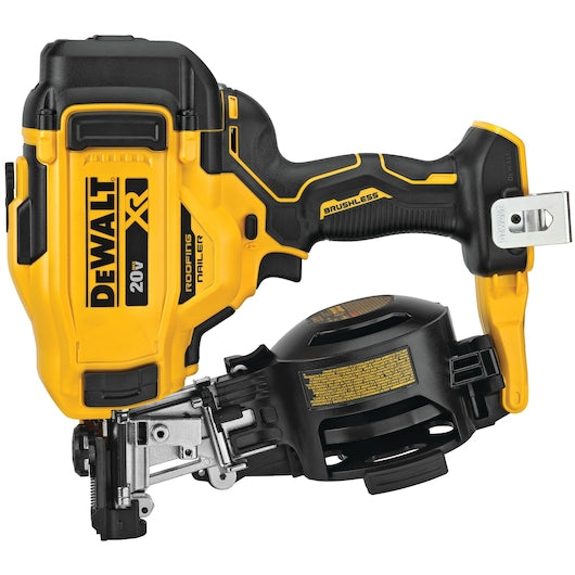 DEWALT DCN45RNB 20V MAX* 15° Cordless Coil Roofing Nailer (Bare Tool)