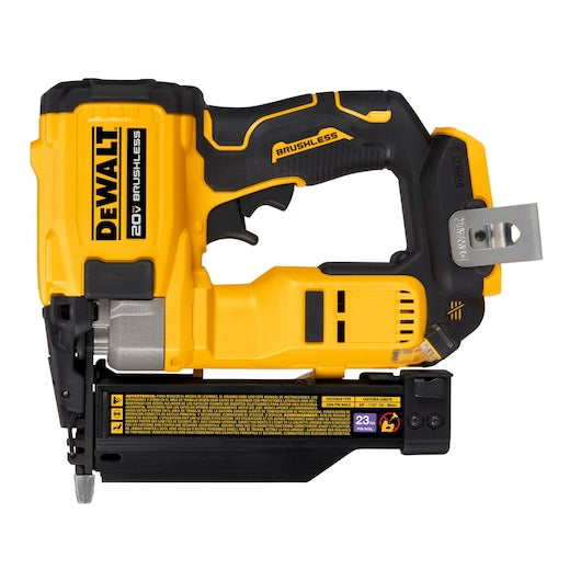 DEWALT DCN623B ATOMIC COMPACT SERIES™ 20V MAX* Brushless Cordless 23 Ga. Pin Nailer (Tool Only)