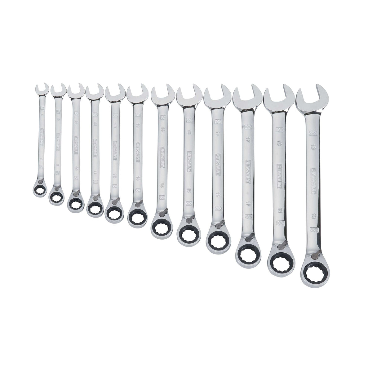DeWalt DWMT19232 12 Piece Reversible Ratcheting Wrench Set