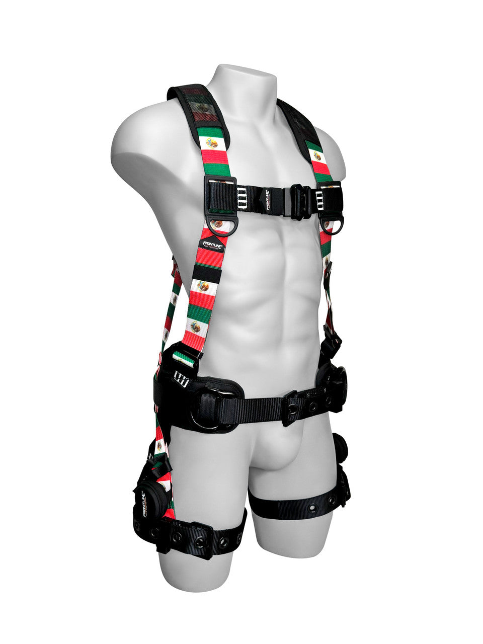 Frontline 110CTB-ML-MX Combat™ Mexican Style Full Body Harness with Aluminum Hardware and Suspension Trauma Straps