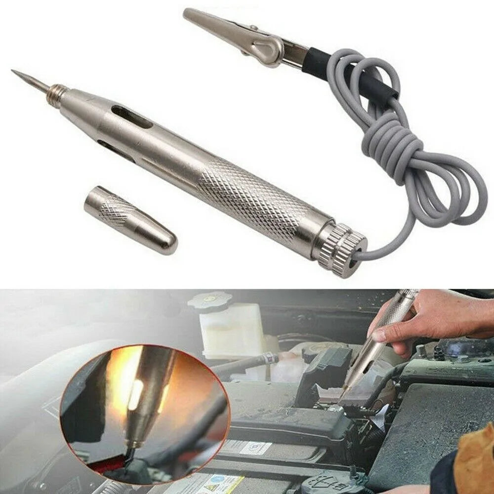 6V-24V Automotive Circuit Tester Probe Pen | Copper Fuse Light Pencil for Cars