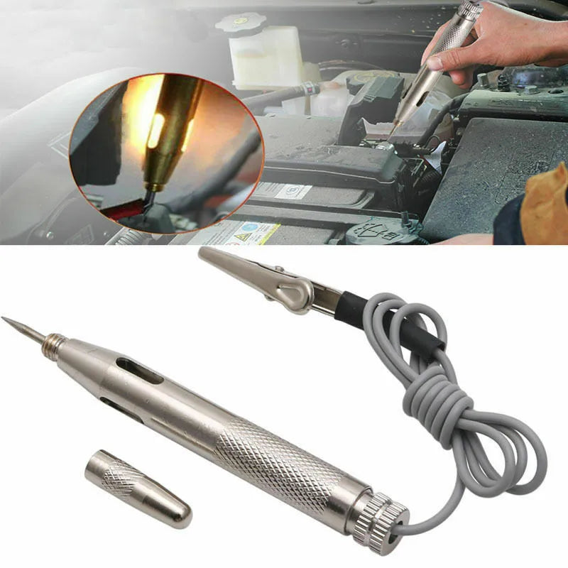 6V-24V Automotive Circuit Tester Probe Pen | Copper Fuse Light Pencil for Cars