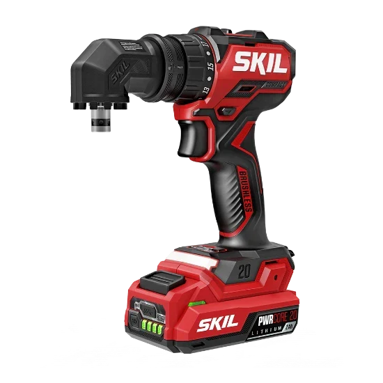 SKIL QD6293B-10 20V Installation Drill Kit with 4 Attachments, 20V 2.0Ah USB-C Battery and 45W PD Charger