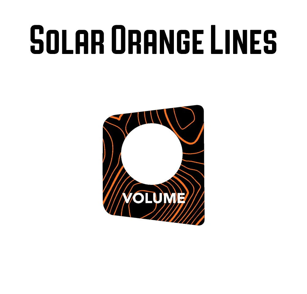 Topographic Volume Button Trim Cover - 2024+ Land Cruiser