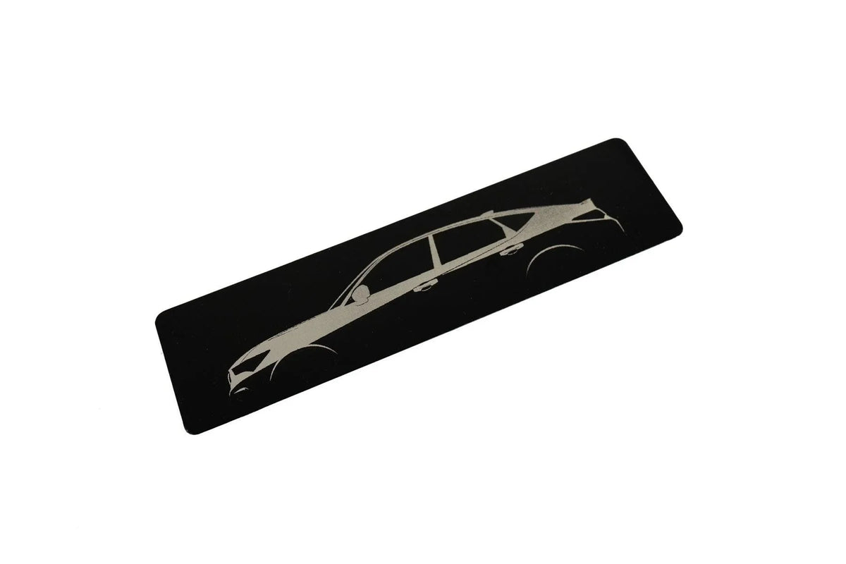 Acura Integra DE Outline Weathertech Floor Mat Logo Insert (Metal Etched) - 2023+ Integra