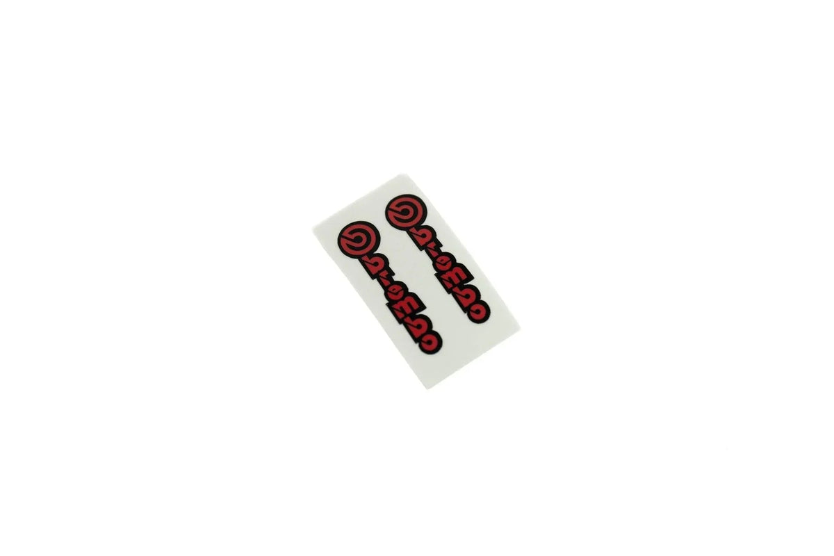 "Brembo" Brake Caliper High Temp Stickers - Custom Color Printed