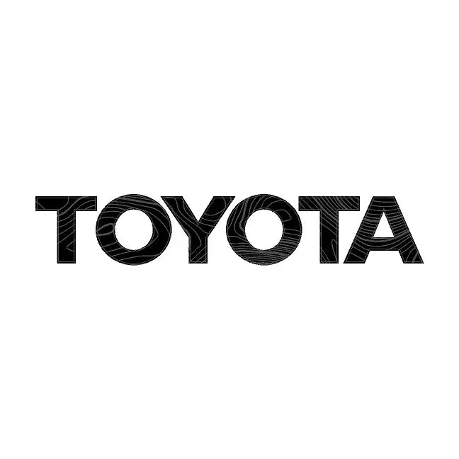 TOYOTA Topographic Rear Liftgate Emblem Inlays - 2025+ 4Runner