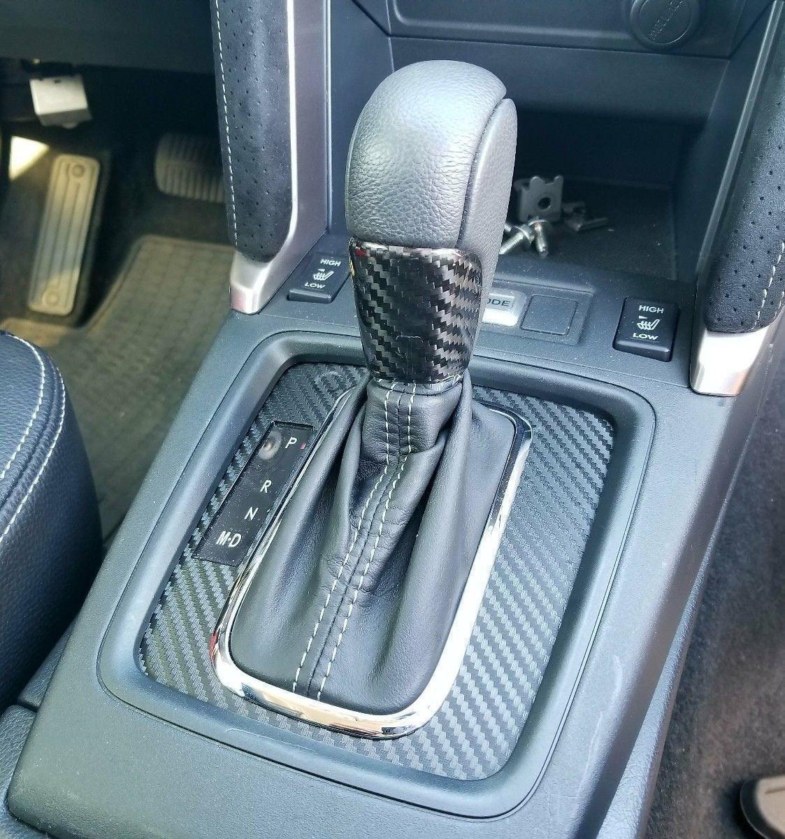 CVT Shifter Overlay (3D Carbon) - 2015-2021 Subaru WRX / 2014-2017 Forester / 2013-2017 Crosstrek XV