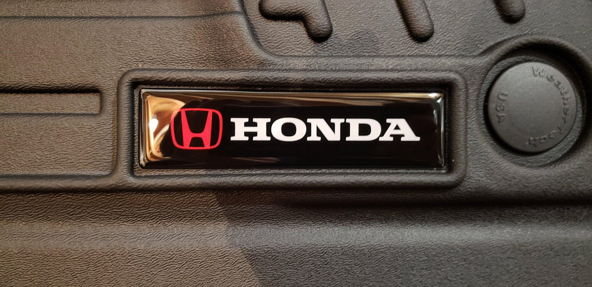 Domed Honda Emblem Inserts for Weathertech Floor Mats (Single)
