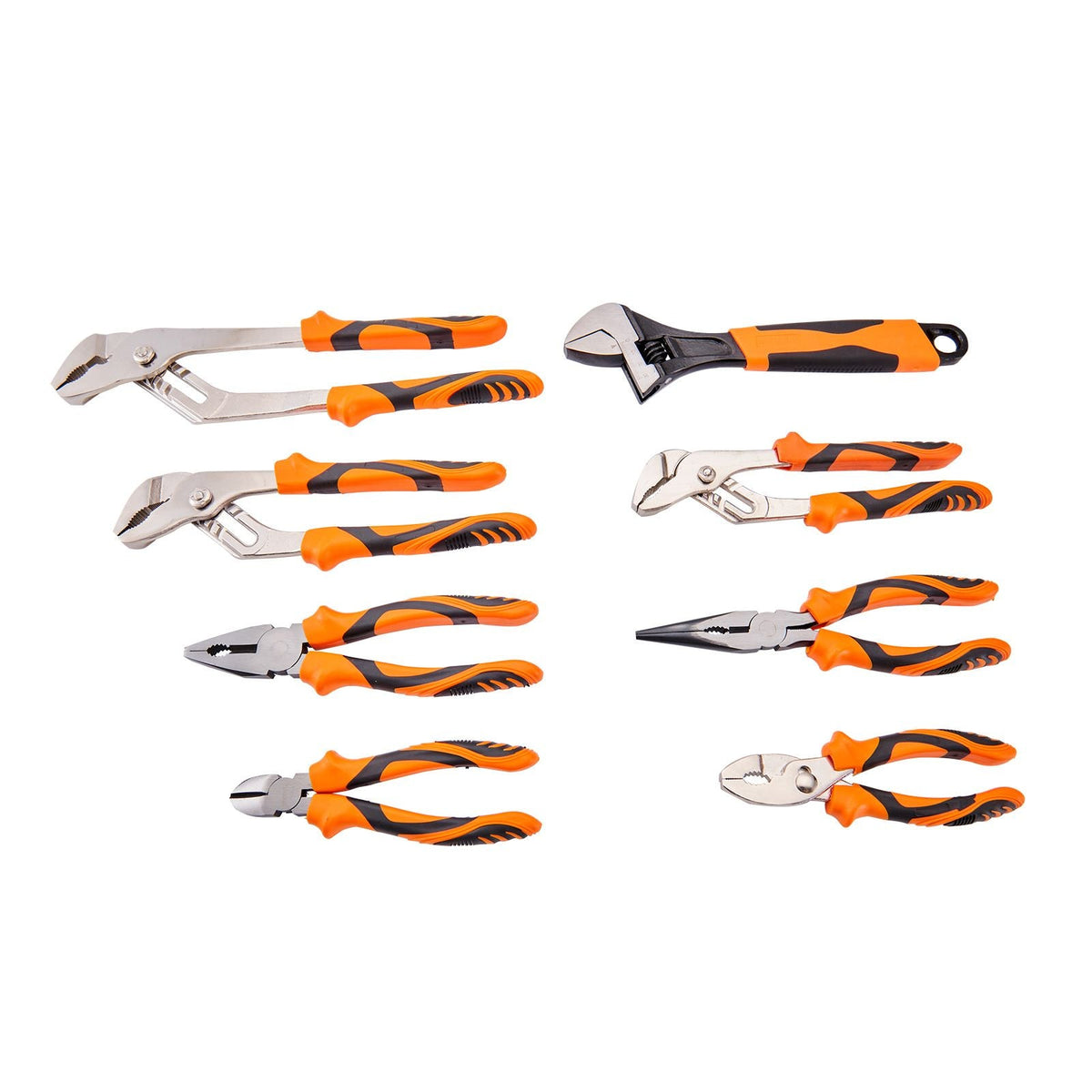 8-Piece Pliers Set High Carbon Steel 12"/10"/8"  Pliers and Tool Bag